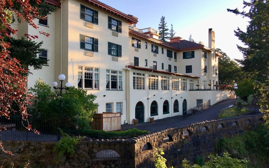 The exterior of the Columbia Inn