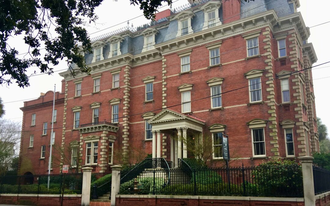 The exterior of the Wentworth Mansion